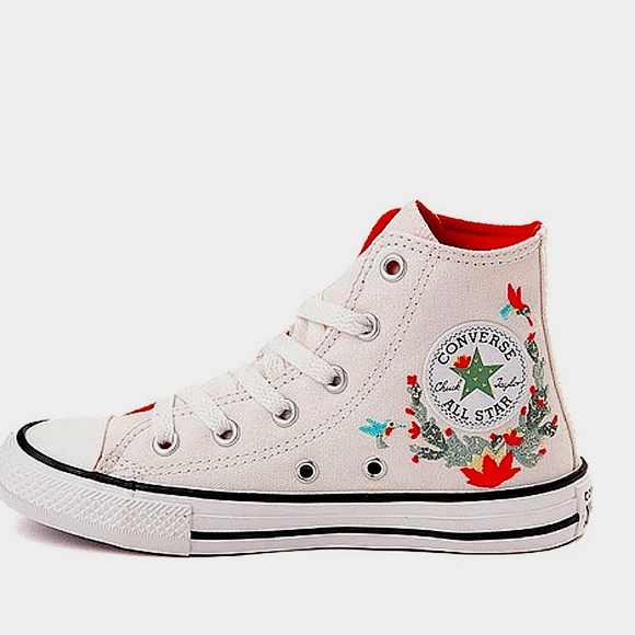 Converse Chuck Taylor All Star Succulents High-Top Sneaker - Little Kid - Picture 3 of 11